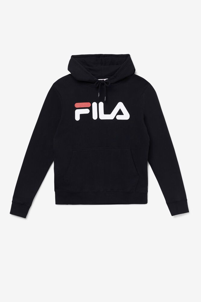 Fila Hoodie Womens Black Lucy - Ireland 08392-UIXF